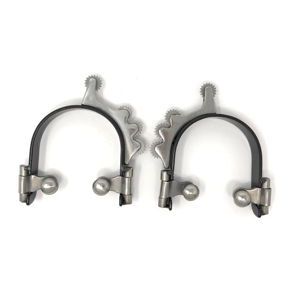 AJ Tack Horizontal Rowels Bumper Spurs - Mens
