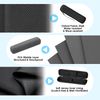 Euqvunn Toothbrush Case, Polyester, Black