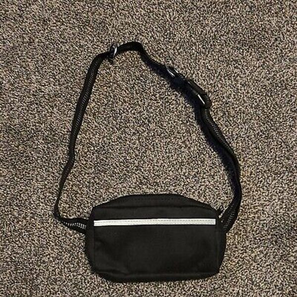 Black Dog Pet Fanny Pack Hiking Adjustable Reflective