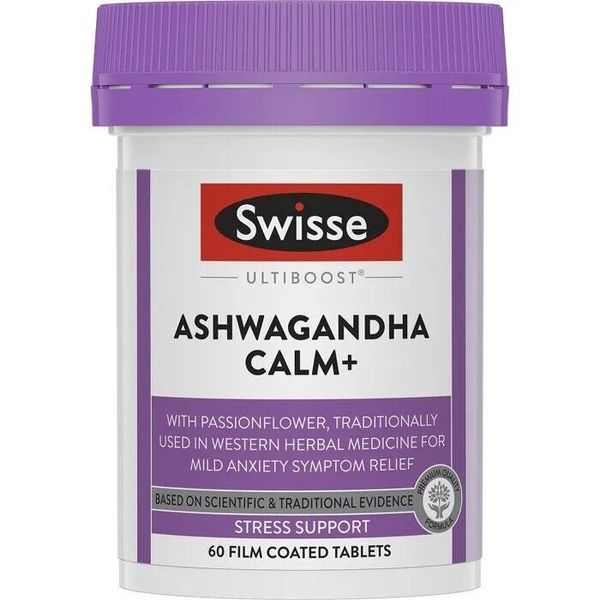 * Swisse Ultiboost Ashwagandha Calm+ 60 Tablets