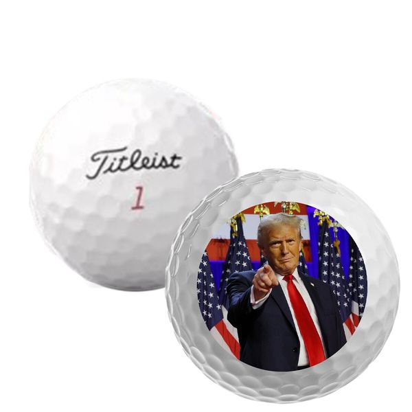 Refinished Titleist Pro V1X Trump - Victory Speech Golf Balls