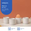 MIKASA MKCHEGGPK4 Egg Cups, Porcelain