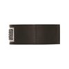 Chisel Stainless Steel Black IP- Plated with Wire Inlay Ring
