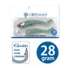 Coreman Worm VJ-28 Vibrating Jig Head #002 Silver Head/My Sardine