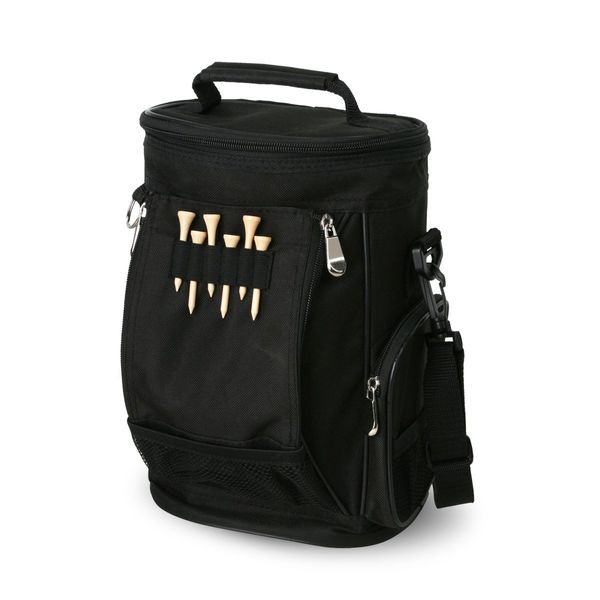 Intech USA Golf Bag Cooler and Accessory Caddy, Black, 12" X 8" X 6"