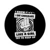 Chocolate Candy Bar Chocoholic - Cocoa Choco Chocolate PopSockets Swappable PopGrip