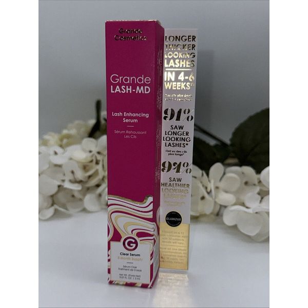 Grande LASH-MD Lash Enhancing Serum 2ml 3 Month Supply NEW IN BOX