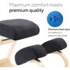 Luxton Ergonomic Kneeling Chair with Extra Padding - Posture Support Comfortable