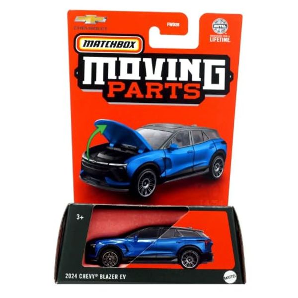 Matchbox Moving Parts Chevy Blazer EV Toy Car (Blue)