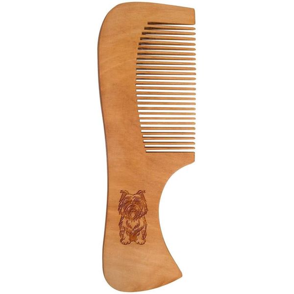 'Lhasa Apso Dog' Wooden Comb (HA00047135)