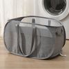 Laundry Hamper, Foldable, Laundry Basket, Mesh, Freestanding, Laundry Box, Foldable, Horizontal Laundry Hamper, Reinforced Handles, Laundry Hamper, Laundry Hamper, Clothes Hamper, Includes Handle,
