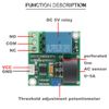 Youmile 2 pcs Current Detection Sensor AC Current Sensor module 5V 12V 24V 0-5A adjustable Relay Protection Module Over-Current Protection Switch Output with screwdriver (12V)