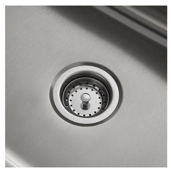 Glacier Bay Kitchen Sink Strainer  Stainless steel with polished finish part