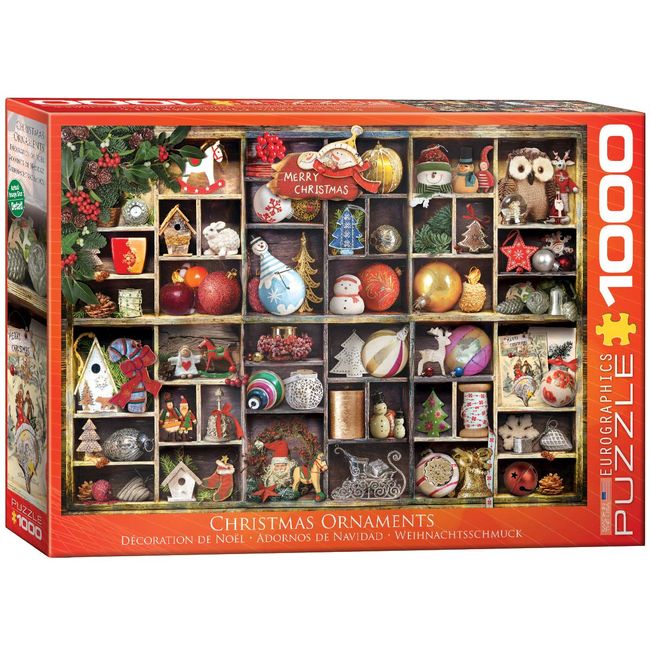 EuroGraphics Christmas Ornaments Puzzle (1000 Piece) (6000-0759)