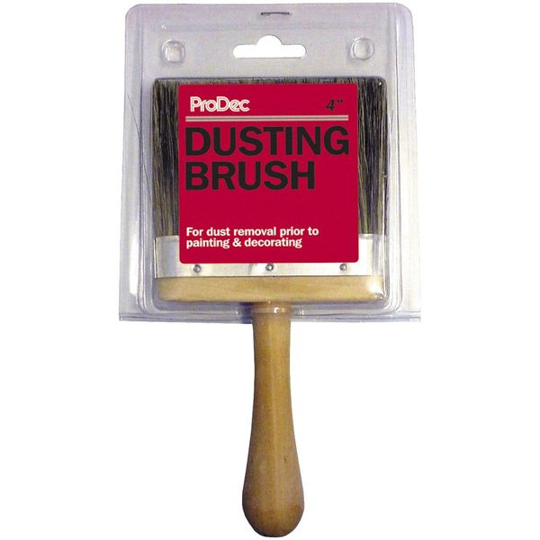 ProDec 4 Inch Dusting Soft Bristle Brush Decorators Painters RDG