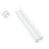 Sova 3" Clear Round Tubes and caps 9/16" (50)