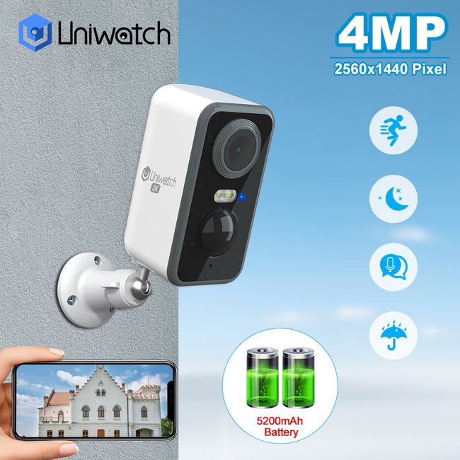 Solar Outdoor Wireless Security Camera Rechargeable Battery WiFi