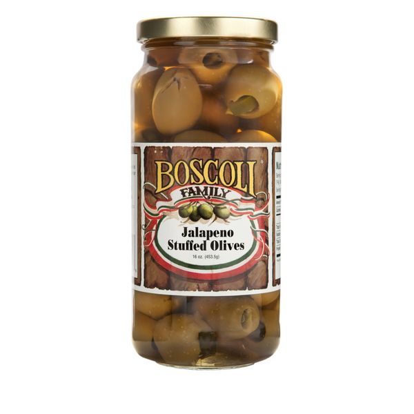 Boscoli Family Jalapeno Stuffed Olives, 16 oz.