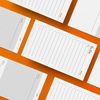 Notsu To Do List Grid Index Cards 3x5 | 50 Task Planner Vertical Notecards