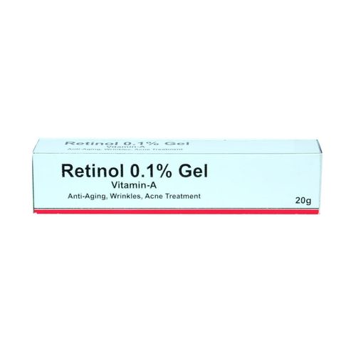 Retinol Gel 0.1 Vitamin A Repairs Fine Lines & Wrinkles, Scar Treatment, Age and Sun Spots, Anti-Aging Formula, 20g
