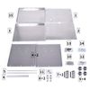 Complete Aluminum Battery Box Relocation Kit RV/Marine/Race Off Road Kit-Group27