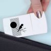 'Minimalistic Bird with Moon' Pill Box with Tablet Splitter (PI00030175)