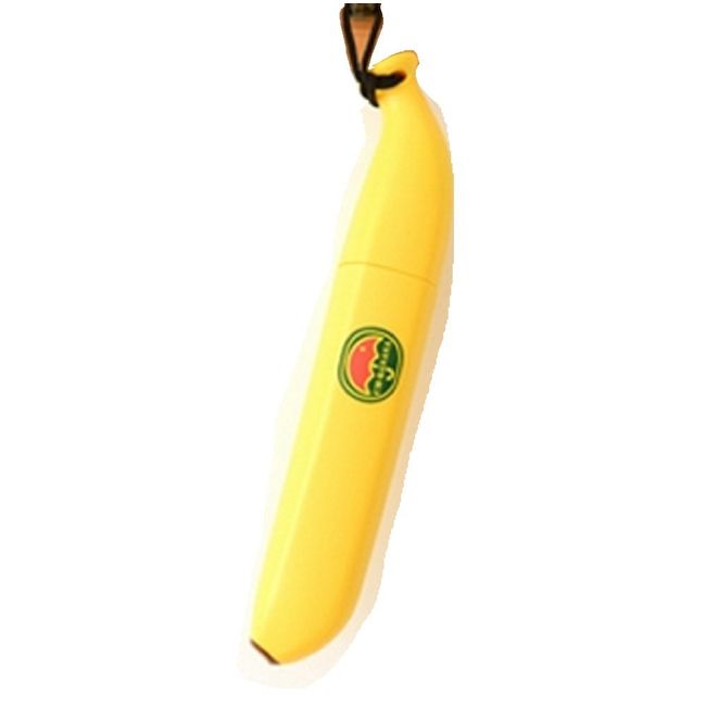 Happy Life Co.,ltd: Bright Yellow Ripe Banana Umbrella, Portable Banana Case, Folding Umbrella, Funny Goods, KA3540816927