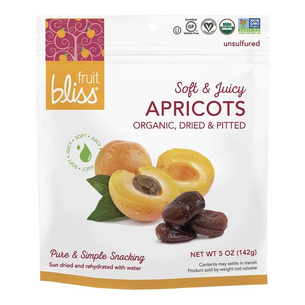 Unsulfured Turkish Apricots - Organic Apricots Dried Fruit Snacks - Healthy Snacks for On the Go & Post Workout Snacks - Non-GMO, Gluten-Free, Dried Apricot Fruit Snacks (1 Pack - 5 oz. each)