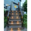 LED Deck Lights Kit 12V Low Voltage Waterproof IP67 Warm White Recessed Deck In