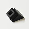 Matte Black "Enfield" Plain Stair Spindle - with Fixed Rake Brackets