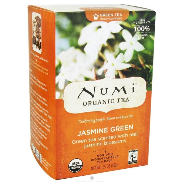 Numi Tea - Jasmine Green Tea, 18 bag