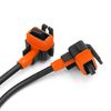 sourcingmap 2 Pcs D1S HID Xenon Harness Wire Adapter Ballasts Cable Connector