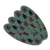 8-Bit Pixel Heroes RPG Pattern Double-Sided Oval Nail File Emery Board Set 4 Pack
