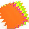 JMS® 3 Pack x 40 Rectangle Large Neon Fluorescent Flashes 15 x 10 cm