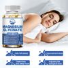 Magnesium Glycinate 120 Capsules 1330mg 100% High Absorption Chelated