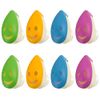 AUEAR, 8 Pack Smile Face Toothbrush Head Cover Cap with Suction Cup Cute Portable Toothbrush Protective Covers Case for Home Travel Outdoor Camping 4 Colors