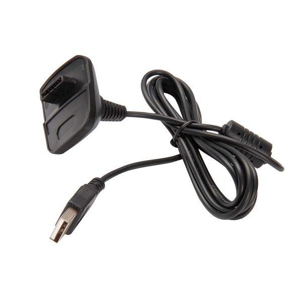 USB-Kabelstecker für Xbox 360 Wireless Controller, Schwarz