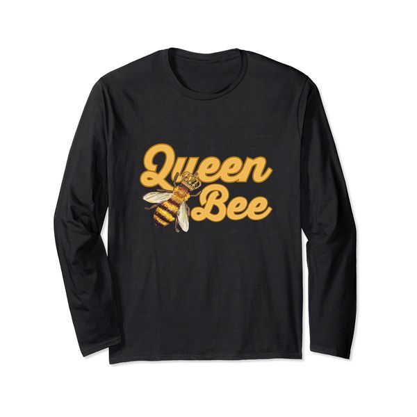Beekeeping Fun Queen Bee Beekeeper Long Sleeve T-Shirt