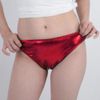 Bling Stretch Metallic Full Back Red