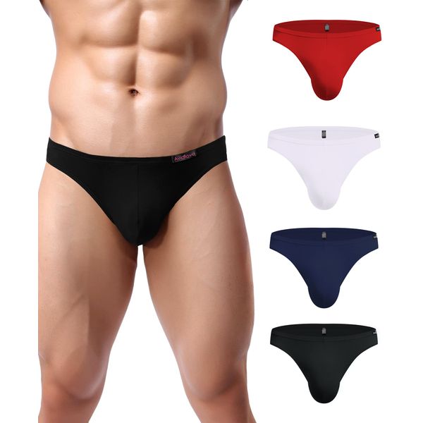 Avidlove Men Underwear Micromodal Bikinis 4 Pack Briefs