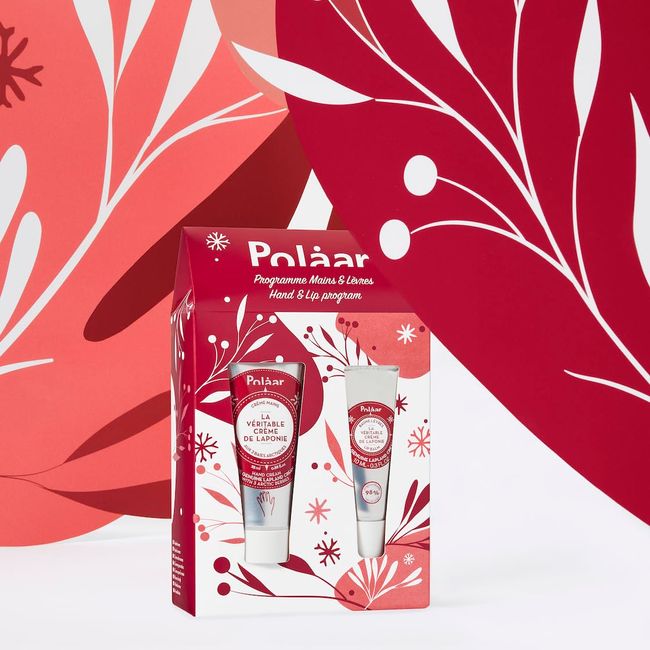 Polåar - Geschenkset Lappland mit 3 arktischen Beeren – Handcreme 25 ml + Lippenbalsam 10 ml – 2 Schönheitsbehandlungen mit natürlichen Feuchtigkeitspflegen, vegan, Cruelty Free, hergestellt in