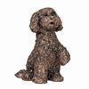 Frith Sculpture Cockapoo Begging Dog Cold Cast Bronze Miniature Ornament - Bella