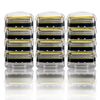 Gillette Compatible Pro Shield Replacement Blade, Manual, Razor, 12 Pieces, Men's Shaver Replacement Blades, Compatible with Shaver Replacement Parts, Shaver Replacement Head, Razor Accessories, Shaver Accessories, Razor Accessories, 12 Replacement Blades