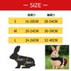Uccellino Rabbit Ruffle Harness, Adjustable Length, Lead, Easy Installation, Clothes, Checkered Pattern, Rabbit Harness (Black, S)