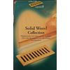 Decor-Grates-Floor-Register-Solid Wood-Natural-Air-Vent-Louvered 4x12 