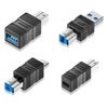 WITRN USB C to B Adapter, USB 3.0 Type-C to USB B Square Connector for Printer, Hard Drive Enclosure, Copier, Scanner, Data Transfer