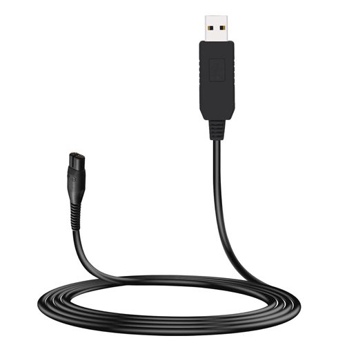 MEROM 4.3V Shaver USB Charging Cable Replacement A00390 Charger Cord Compatible with Philips Norelco One Blade QP2620 / QP2520 QP2520 / 30 QP2520 / 70 QP2520 / 90