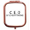 Flox Creative Rose Gold Square Compact Mirror C.E.O Of Everything