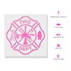 Maltese Cross Firefighter Stencil - Maltese, Fire, Department Designs