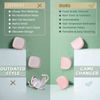 Silicone Pink Retainer Case with Lanyard Slim Cute Retainer Holder Dental Thin Container Braces Case for Girl Women Kids Men Travel Partial Denture Night Mouth Guard Aligner Case